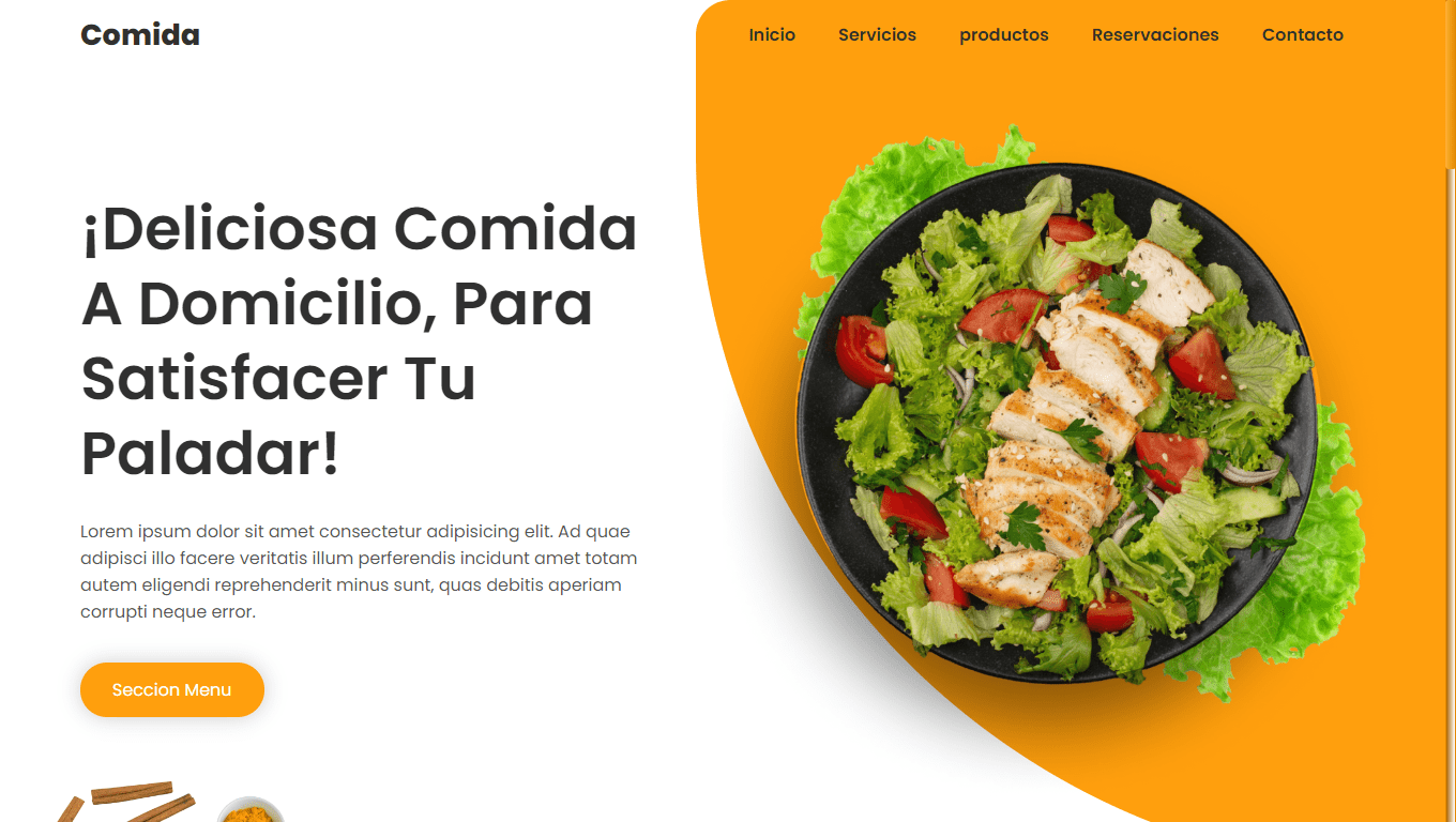imagenes de la pagina del restauran